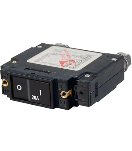 Amazon.com: Blue Sea Systems 7446 Circuit Breaker C-Series Flat